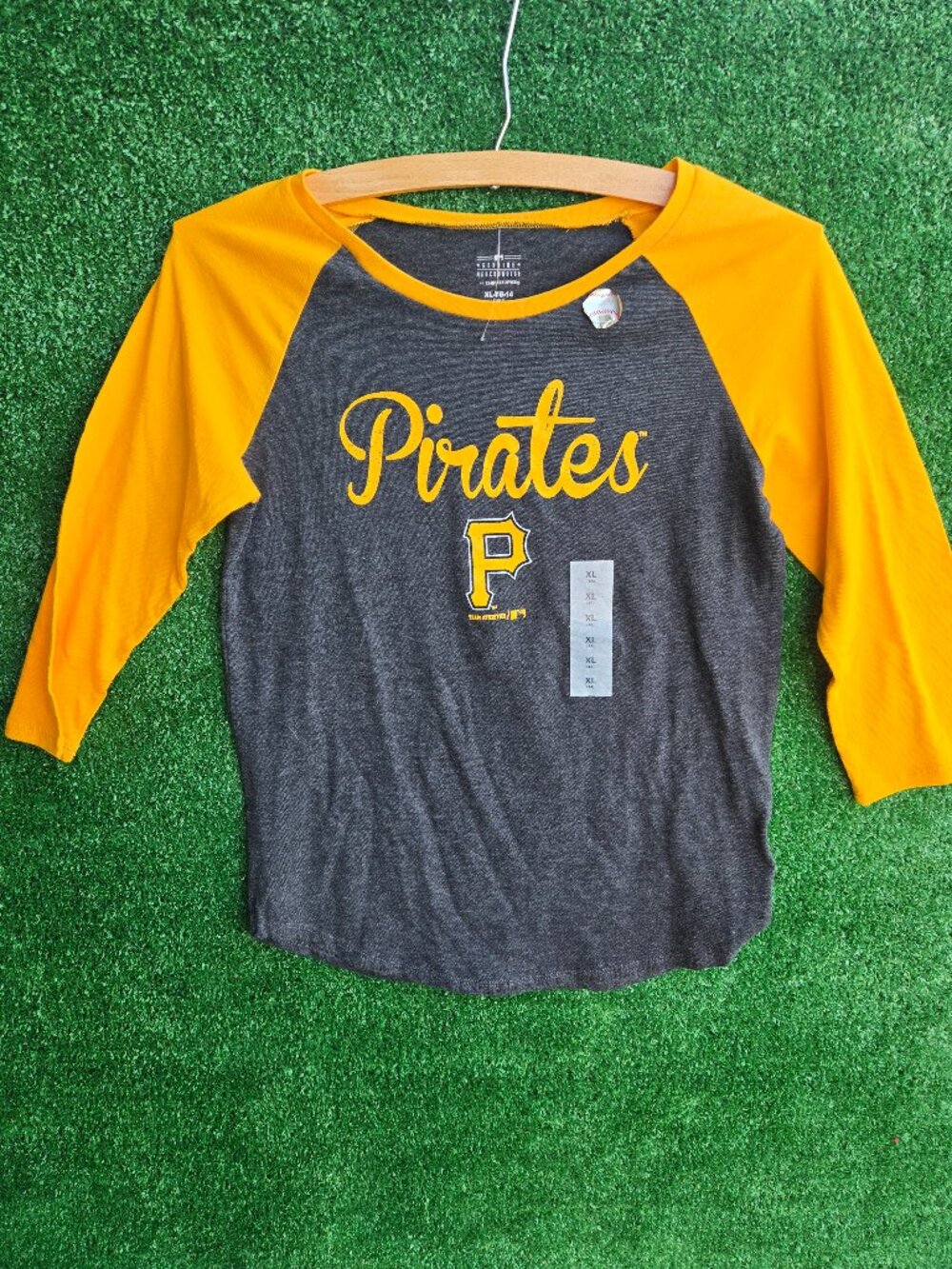 MLB Pittsburgh Pirates Youth Girls raglan tee